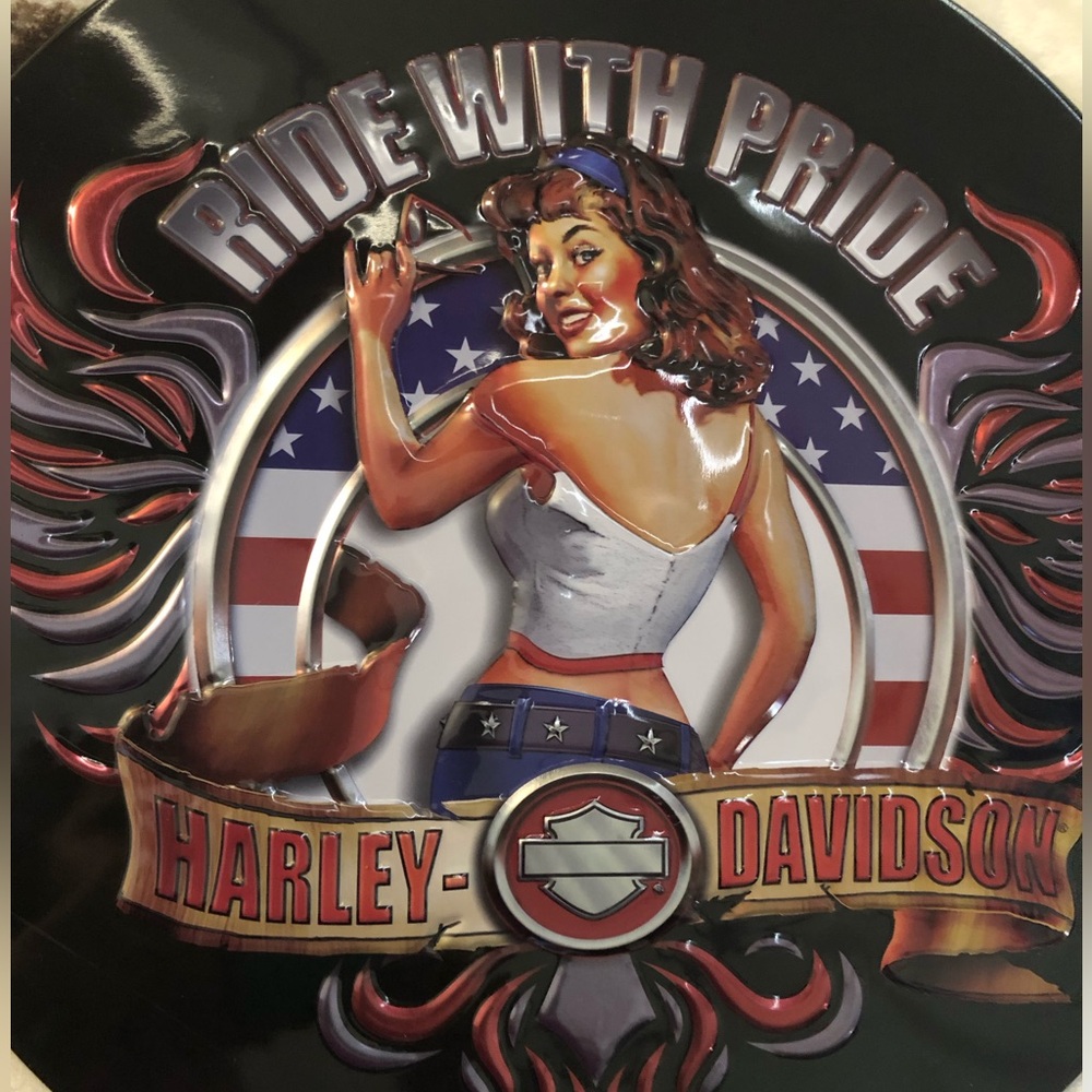 15inch Harley-Davidson Ride With Pride Wall Art - Picture 10 of 11